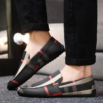 Moda za moške Superge Moških Loafers čevlji Visoke Kakovosti Trend Prostem Moški Usnje Priložnostne Čevlji Trend Vroče Prodaje Odraslih Vožnjo Čevlji