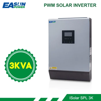 EASUN MOČ Sončne Inverter 3KVA 24V 220V Hibridni Inverter Pure Sine Wave Vgrajen 50A PWM Solarni Krmilnik za Polnjenje Baterije Polnilnik
