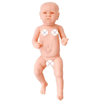 21 Palčni Prerojeni Baby Doll DIY Prazno Lutka Kit Veren Novorojenčka Bebe Prerojeni Saskia Vinil Unpainted Nedokončane Pouting Lutka Deli