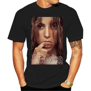 Mans Edinstveno Bombaž, Kratke Rokave O Neck Majica S Kratkimi Rokavi Shakira Komplementa T Shirt 011736