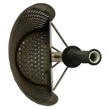 Pesek-Zajemalka za Odkrivanje Kovin , iz Nerjavečega Jekla z Hexahedron Luknje za Hitro Sejanje Plaža Zaklad Lov Detektor Kovin
