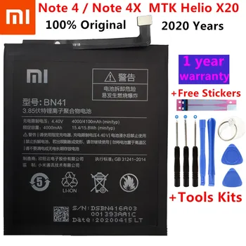 Prvotne Nadomestna Baterija Za Xiaomi Mi Max Max 2 Max 3 Redmi 4 Pro Prime Redmi Opomba 4X / Note4 Telefona, baterije +Orodja