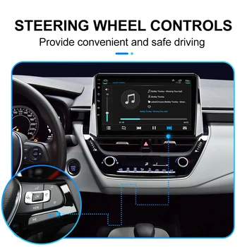 Android 10.0 Avto Multimedijski Predvajalnik Za Toyota Corolla 2019-2020 Autoradio GPS Navigacija Kamera, WIFI Zaslon IPS Stereo RDS Radio