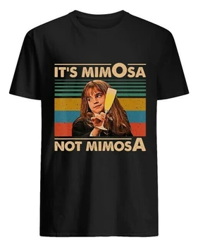 Hermiona Granger JE Mimosa Ne Mimosa - Črna T-Shirt Prevelik Tee Majica