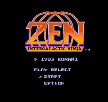 Zen Medgalaktične Ninja Regiji Prosto 8 Bit Igra Kartice Za 72 Pin Video Igra, Igralec