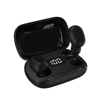 L21 Pro TWS Bluetooth Slušalke Pravi Brezžični Bluetooth 5.0 Stereo Čepkov Z Digitalnim prikazom Polnjenje Primeru Za Huawei Xiaomi