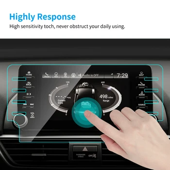 Avto GPS Navigacija Screen Protector za Honda Civic, Accord CRV Fit Jazz Zaslon Kaljeno Steklo Zaščitno folijo Notranje zadeve Accessies