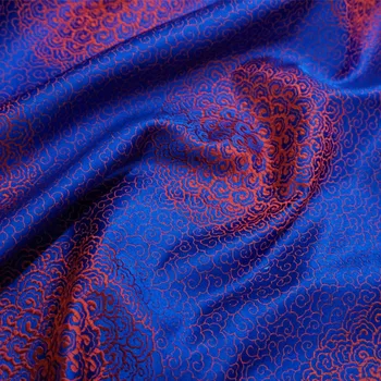 Veter slog dvorišče barvana jacquardske saten 3D jacquardske brocade tkanine za Krpo blazine pokrov zavese, namizni prt ročno mozaik