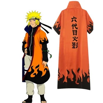 Anime Naruto Yondaime Hokage Plašč Minato Namikaze Enotno Cosplay Kostum Kakashi Cosplay Naruto Kostum Halloween Party