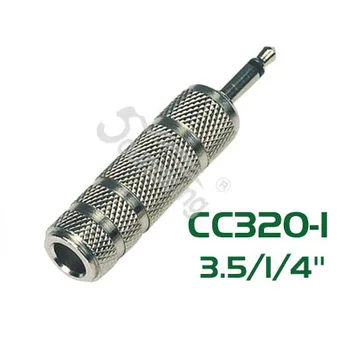 Cc320-1 3,5 mm adapter, Mono, plug-6,35 mm, Mono, vtičnice, Soundking
