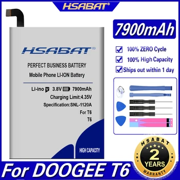 HSABAT 7900mAh Baterija za Homtom HT6 & DOOGEE T6 & DOOGEE T6 Pro