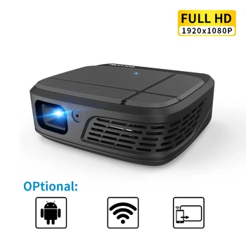 Prenosni Pametni Dom Gledališče Kino Wifi DLP Mini 3D HD LED Žep Projektor Video USB Za Polno HD 1080P video Beamer Brezžični Zaslon