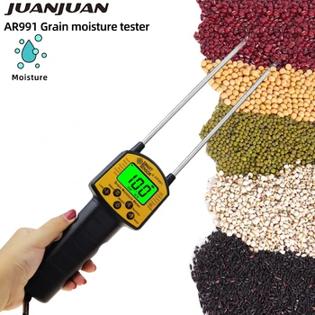 Digitalni Zrn Vlage Meter AR991 Smart Sensor Uporabite Za Koruza Pšenica Riž, Fižol Arašidovo Vlage Vlažnost Tester 50% popusta