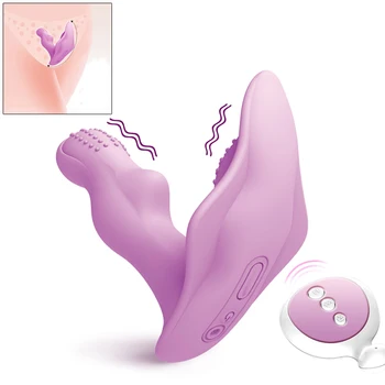 Nosljivi Metulj, Dildo, Vibrator Sex Igrače za Ženske Masturbator Klitoris Stimulator Brezžični Daljinski upravljalnik Vibrator Hlačke