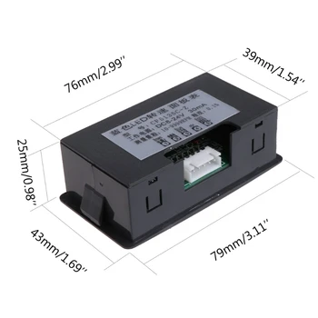 4 Digitalni LED merilnik vrtljajev / MIN Hitrost Meter+Bližine Stikalo NPN Senzor 12V 9999RPM