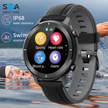 Smart Šport ura zapestnica GPS IP68 vodotesen Plavanje srčnega utripa, spremljanje Polno Zlitine telo Dotik 1.3