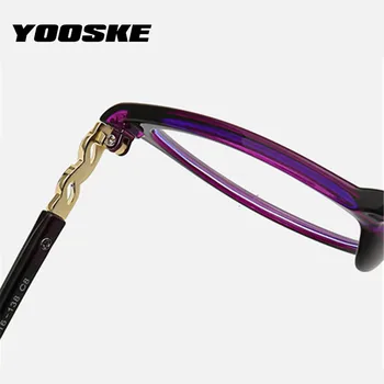 YOOSKE Računalnik Očala Modre Svetlobe Blokiranje Eye Glasses Ženske Pregleden Optična Očala Anti-Utrujenost Sevanja Očala