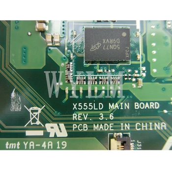 X555LJ EDP vmesnik 4GB RAM GT920M REV3.6 Matično ploščo Za ASUS X555LJ X555LD X555L A555L K555L F555L Laptop Mainboard Preizkušen