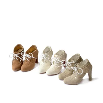 BJD lutka čevlji so primerni za 1/3 velikost SD16 ženska, čevlji vezna wisp čevlji z visokimi petami 3 barvna opcija lutka dodatki