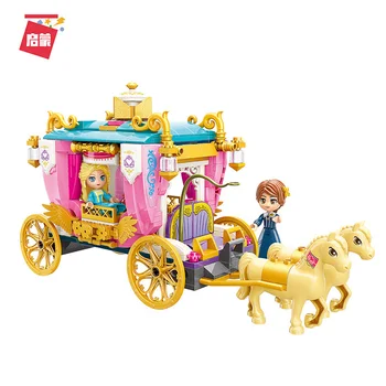 458pcs Princesa Lea prevoz Fit Prijatelji Serije Niz Mini številke Izobraževalne gradniki Igrače za Dekleta Ustvarjalne Dekleta