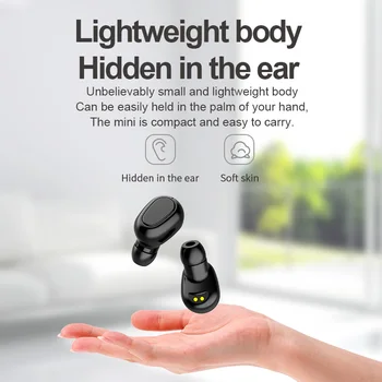 TWS L22 Brezžične Slušalke Nepremočljiva Zmanjšanje Hrupa HD Klic LED Digitalni Zaslon Deluje Na Vseh Pametnih telefonih Bluetooth Slušalke
