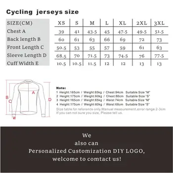 Jeseni leta 2020 Pro Team Kolesarjenje Jersey Moški Dolg Rokav Tanke Pomlad Kolesarska Oblačila Kolesarska Ropa Maillot Ciclismo Cestno Kolo Majice