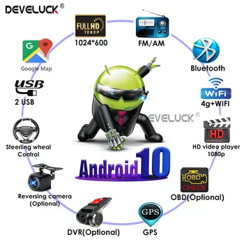 Android 10.0 2 din avtoradio Multimedijski Predvajalnik Videa, Za Hyundai Solaris 1 2010-2016 GPS navigacija RDS DSP+48EQ IPS autoradio