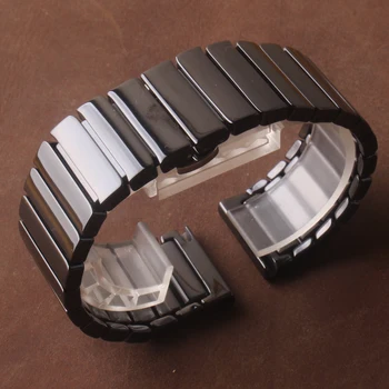 Quartz watchband Watch pribor zapestnica Keramični Zamenjati Trak fit moški ženska ur pametne ure modra Watchband 22 mm poljski