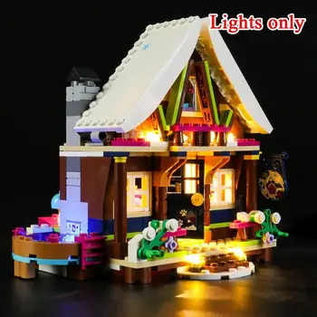 Združljiv za Lego LED osvetlitev, dober prijatelj 41323 smučišče kabine za razsvetljavo pribor