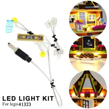 Združljiv za Lego LED osvetlitev, dober prijatelj 41323 smučišče kabine za razsvetljavo pribor