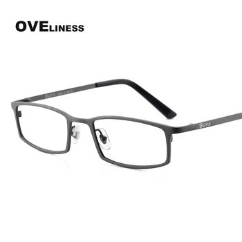 2021 titana Kvadratnih očala okvir moških polno platišče Kovinsko optičnih očal okvir moški kratkovidnost Recept spektakel Očala Okvirji