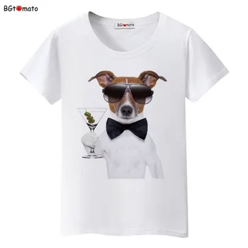 BGtomato Gospod pes smešno majica s kratkimi rokavi ženske kul zgoraj tees novo blagovno znamko t-shirt lep kawaii oblačila srčkan tshirt ženske vrh
