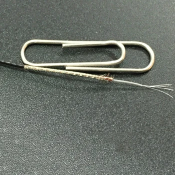 Telflon posrebrene oklopljen kabel za 0,7 mm single-core dvoslojno zaščiteni najtanjši visoko temperaturo, Aluminijasto folijo ščit žice