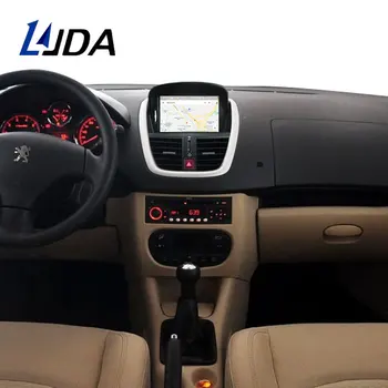 LJDA Android 10.0 Avto DVD Predvajalnik Za Peugeot 207 2007-2013 GPS Navigacija Stereo 1 Din avtoradia 4G+64 G WIFI Večpredstavnostna DSP