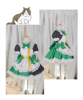 [Po Meri] Anime Ljubezen Živi Kotori Minami Devica Obleko Lolita Obleko Celoten Sklop, Cosplay Kostum Halloween Brezplačno Dostavo Nova