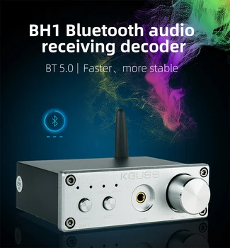 KGUSS BH1 DAC QCC3008 Bluetooth 5.0 CS8406 Audio Dekoder PCM5102A APTX Slušalke Ojačevalnik OJAČEVALNIK