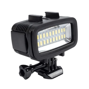 30 M Nepremočljiva Super Svetla Podvodno LED Video Luč delovanje Fotoaparata Potapljaška Svetilka Primerna Za GOPRO 8 7 6 5 4 3+ Črna