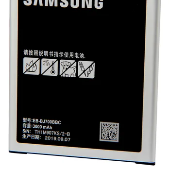 Original Baterija EB-BJ700BBC EB-BJ700CBC EB-BJ700CBE Za Samsung GALAXY J7 J700F J7008 J7009 SM-J700H/DS J4 2018 SM-J700M 3000mA