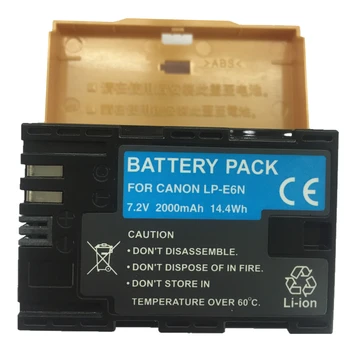 LP-E6N LPE6N Digitalni Fotoaparat Baterij LP-E6 LPE6 litij-ionska baterija Za Canon EOS 5D Mark II III 7D 60D 6D 5D4 70 D 80D 5DR 7D2