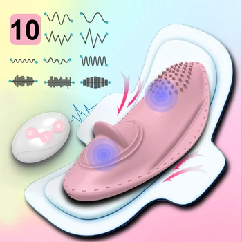 FLXUR Stimulator Klitorisa Hlačne Vibrator Prenosni 10 načini Brezžični Daljinski upravljalnik Nevidno Vibracijsko Jajce Sex Igrače za Ženske