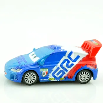 Disney Pixar Cars 2 3 Raoul Caroule Kovinski Diecast C4 WRC zlitine Igrača Avto model za otroke darilo 1:55 blagovne Znamke igrače Novo Na Zalogi