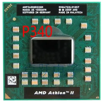 Laptop cpu procesor AMD Athlon II Dual-Core P340 P 340 Mobile (1M Cache 2.2 GHz) AMP340SGR22GM Socket S1/S1g4 cpu brezplačna dostava