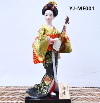 MYBLUE 12 Kute Pisane Japonski Gejša Kimono Lutka Dekorativne Figurice Doma Dekor Obrti