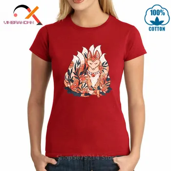 Kitsune Duha Fox barve anime gozd Suši t shirt Smešno Slog T-Shirt Rokav Tees Vrhovi Pol Življenja 3 Heisenberg Fox Imperij