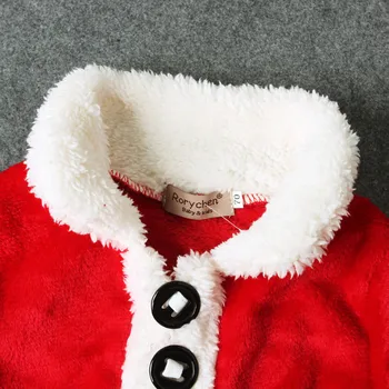 4Pcs Božični Kostum Baby Boy Božiček Oblačila Določa Baby Dekle z Dolgimi Rokav Vrhovi+Hlače+Klobuk+Socking Obleke Malčka, Otroška Oblačila