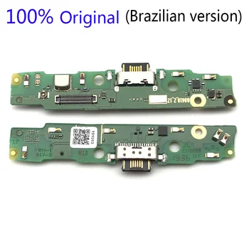 10Pcs/Veliko, Polnjenje prek kabla USB Vrata Odbor Flex Kabel Priključek Deli Za Motorola Moto G7 Moč Mikrofon Modul