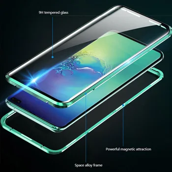 Magnetni Adsorpcije Primeru Telefon Za Samsung Galaxy S20FE S20UItra S10 S20 S8 S9 Plus Note10 20 Pro A51 A11 A71 A81 A21S M31 A30S