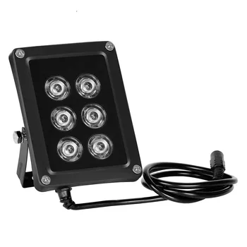 CCTV 6pcs Array LED IR Lučko Infrardečo Svetlobo Nepremočljiva Night Vision CCTV Fill Light za Nadzor Kamere