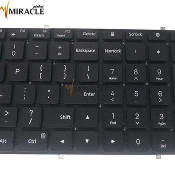 Laptop tipkovnici za xiaomi NAS angleškem jeziku RUBY TM1802 TM1801 MX110 TM1709 TM1705 AETMBU00010 9Z.NFCSQ.101 črno z belim original