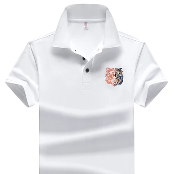 Polo majica za moške, visoke kakovosti moda vezenje Polo moški poletje business casual kratkimi rokavi blagovne znamke Polo majica velikost M~4XL